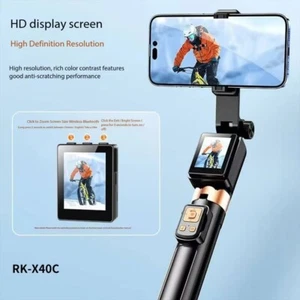 RK-X40C Magnetic Selfie Monitor Screen Tripod Phone Gear Camera Phone Projection - Picture 1 of 7