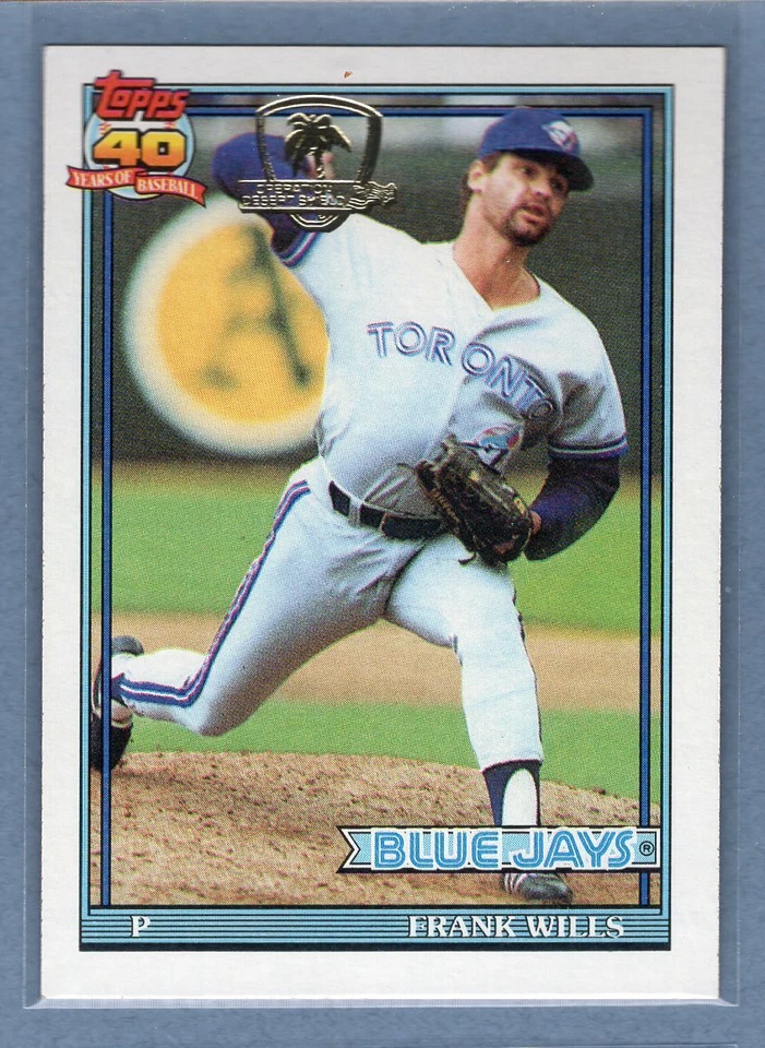 1991 Topps Desert Shield #213 Frank Wills  NM  GO600 - Image 1 of 1