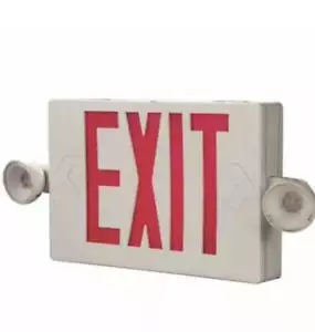 All-Pro Lighting APCH7R Exit Sign/Emergency Light, LED Remote Heads - Picture 1 of 4