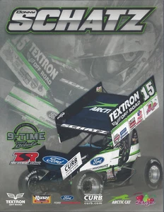Donny Schatz 2018 ""Textron"" #15 World of Outlaws postal coche sprint - Imagen 1 de 1