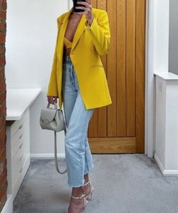 Abrigos y chaquetas de mujer Zara Color principal Amarillo | Compra online  en eBay