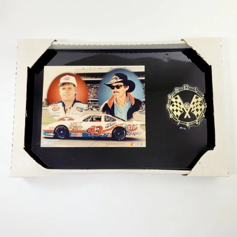 #43 Richard Petty Bobby Hamilton STP Photo File Handmade Wall Clock New Cover