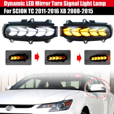 Side Mirror Turn Signal Light Lamp Sequential For SCION TC 2011-2016 XB 2008-15 - Image 1 of 4