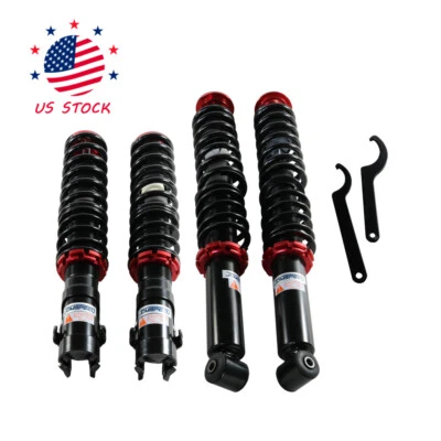 4×Shocks Strut Coilovers Kits For VW Golf MK3 MK2 Vento & Corrado Coil Spring - Image 1 of 4