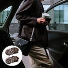  4 Pcs Coaster Neoprene Leopard Printing Car Accessories Cup Pad