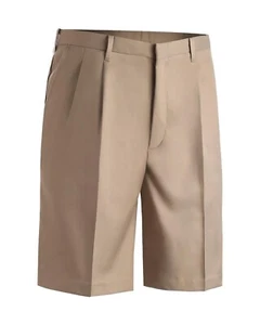 Edwards Men's Style 2434 TAN MICROFIBER PLEATED FRONT SHORT Size: 28 - Picture 1 of 1