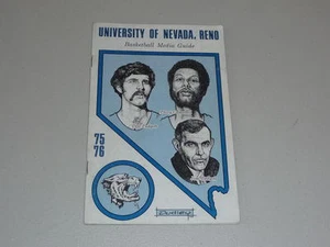 1975 1976 UNIVERSITY OF NEVADA RENO UNR COLLEGE BASKETBALL MEDIA GUIDE EX - Photo 1 sur 1