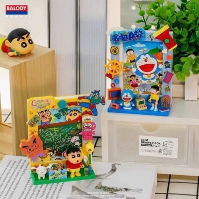 DORAEMON CRAYON SHIN-CHAN TOP LOADER DECOR BUILDING BLOCKS NANOBLOCK 3D - BEE - Image 1 of 4
