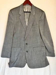 Traje Christian Dior 46L gris chaqueta y pantalón 2 piezas - Imagen 1 de 13