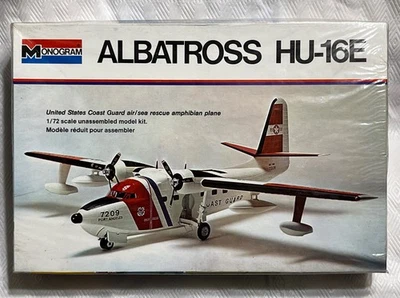 Monogram Albatross HU-16E USCG Rescue Amphibian Plane 1/72 Scale Model Kit 5400 - Image 1 of 4