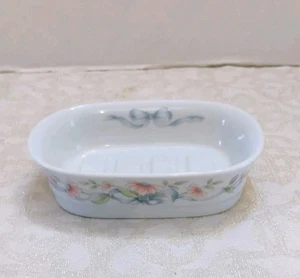 Vintage Princess HouseExclusive Porcelain Heritage Floral Ribbon Soap Dish - Afbeelding 1 van 6