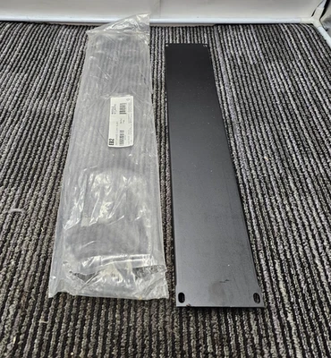 (QTY 4) Middle Atlantic Products EB2 2SP Flanged Econo Blank Rack Panel Black - Image 1 of 4