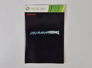 Manual Only - Metal Gear Rising: Revengence XBOX 360 - No Game Included - Picture 1 of 1