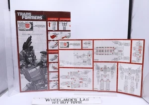 Metroplex Transformers Generations Instruction Manual Hasbro 2014 - Picture 1 of 1