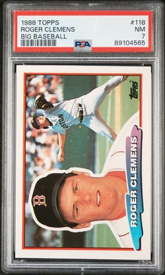 Topps Big Baseball 1988 Roger Clemens PSA 7 Foto 1 de 2