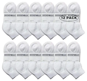 Yacht & Smith Kids Ankle Wholesale Bulk Pack Athletic Sports Socks - Picture 1 of 52