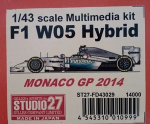 1-43 Mercedes W05 F1 Hybrid Monaco/Spanien/Britische GP 2014 Metalkit Studio 27 - Picture 1 of 18