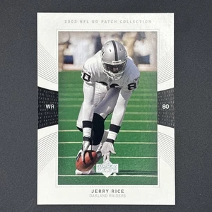 2003 Upper Deck UD Patch Collection - Jerry Rice #80 - Picture 1 of 2