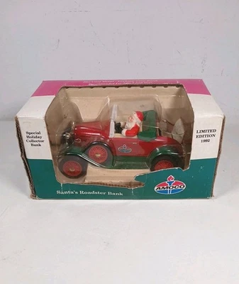 Banco Roadster AMOCO Santa's 1929 Modelo A Metal Fundido 1992 Edición Limitada Nuevo En Caja Foto 1 de 4
