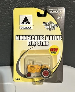 Minneapolis Moline Five Star Tractor, 1/64 scale by ERTL, farm toys - Picture 1 of 4