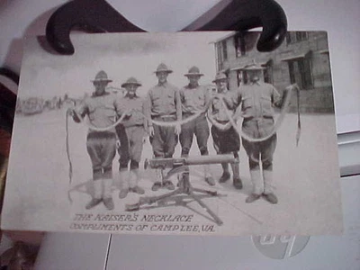 THE KAISER'S NECKLACE COMPLIMENTS OF CAMP LEE,VA./VIRGINIA (World War One) - Image 1 of 2