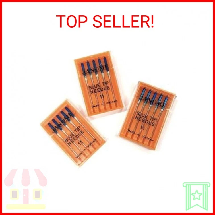 Janome 15X1 Hax1 Universal Household Sewing Machine Needles - 5 Count