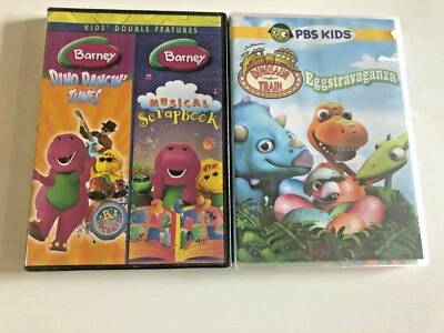 DVD Set - Barney DOUBLE FEATURE & PBS Kids EGGSTRAVAGANZA - Image 1 of 2