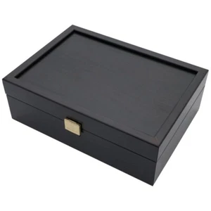 Dark Wood Chess Piece Storage Case - Standard - Picture 1 of 5