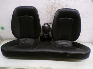 Rücksitzbank Rückbank Peugeot 206 CC Cabrio Sitze hinten Leder schwarz "498A62" - Picture 1 of 6