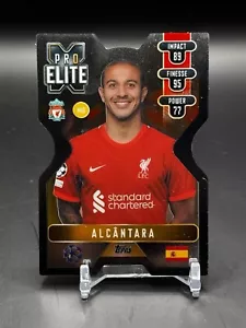2021-22 Topps Match Attax Extra THIAGO ALCANTARA Pro Elite Chrome X Die-Cut #XS3 - Foto 1 di 2