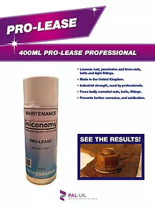 Aceite penetrante atornillado pernos oxidados corroídos en aerosol de liberación 400 ml - Imagen 1 de 5