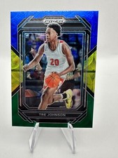 Tre Johnson Blue-Green-Yellow Choice Prizm, 2023 Panini Prizm Draft Picks