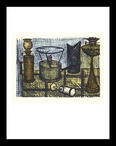 1967 Bernard Buffet Lithograph 5 "La Lampe à Huile" (The Oil Lamp) - Picture 1 of 2