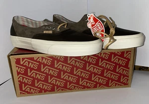 Vans Era Decon DX Two Tone Leather Mens 7 Womens 8.5 Grey Brown Skate New in Box - Picture 1 of 8