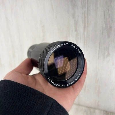 Heidosmat 3.5/150 Projection Lens, MC. 150mm Vintage Rollei Projector Lens - Image 1 of 4