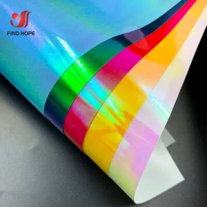 5pcs Bundle Holographic Heat Transfer Vinyl for Iron on T Shirt Making Patterns - Picture 1 of 6