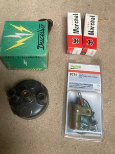 PANHARD PL17 DYNA - KIT ALLUMAGE - TETE ROTOR CONTACTS CONDENSATEUR + BOUGIES - Imagen 1 de 9