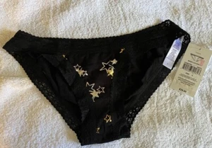 HANKY PANKY PR682104 DreamEase Printed Brazilian Bikini ~ STAR TRIX ~ S ~NWT $29 - Picture 1 of 5