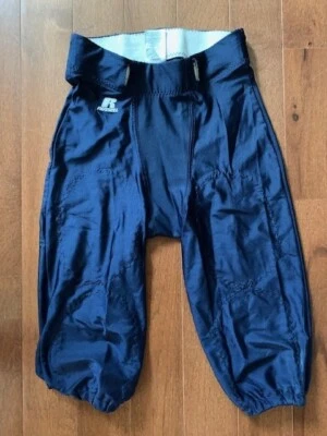 NAVY Youth M-XL No-Fly Football Pants NO PADS Russell F2569WK *great condition* - Image 1 of 2