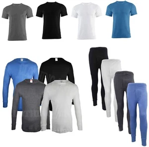 T-shirt gilet da uomo lungo termico John manica corta manica lunga biancheria intima calda uomo - Foto 1 di 24