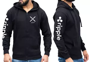 XRP Ripple ZIP Hoodie Gift for Trader Investor Army Moon Bull Market Hodl Jumper - Picture 1 of 5