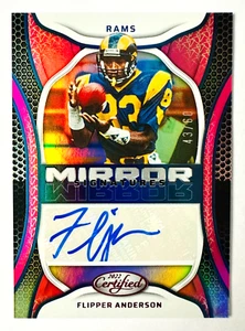2022 Panini Certified Flipper Anderson AUTO Card PINK Mirror SP #/60 Rams! - Picture 1 of 3