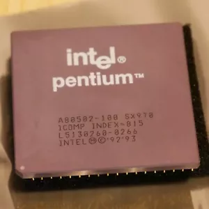Procesador de CPU Intel Pentium 100MHz A80502100 SX970 probado y funcionando 02 - Imagen 1 de 5