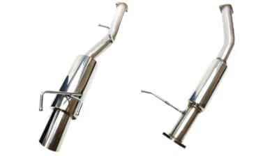 Новая выхлопная система ISR Performance 3 дюйма GT с одним выходом для Nissan 240sx S13 89-94 - Изображение 1 из 4