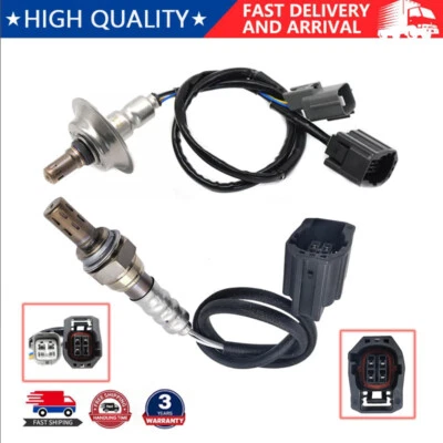 2PCS Up+Downstream Oxygen Sensor Fit For Mazda 3 2.3L L4 Turbocharged 2010-2013 — 第 1/4 张图片