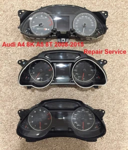 AUDI A4 B8  8K A5 8T 2008-2015 Instrument Cluster Repair Service - Picture 1 of 3