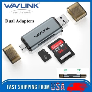 Wavlink SD Card Reader USB C/USB3.0 SDXC Micro SD Memory Card Reader Adapter  - Picture 1 of 16