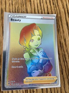 Pokemon Vivid Voltage Beauty Trainer Secret Rainbow Rare Full Art 194/185 NM - Bild 1 von 2
