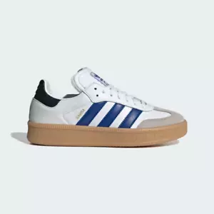 Adidas Samba XLG IE9182 Sneaker Uomo Bianco Blu Pelle Stringate Scarpe Lifestyle - Foto 1 di 96