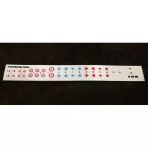 FOXBOT 100-009 Scale 1:100 Decal French Markings Vehicles WWII for plastic model - Picture 1 of 24